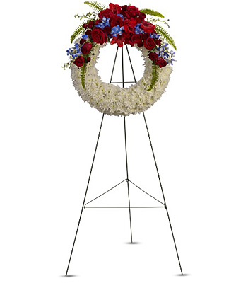 Reflections of Glory Wreath from Racanello Florist in Stamford, CT